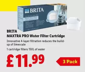 Brita - MAXTRA PRO Water Filter Cartridge