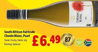 Master - South African Fairtrade Chenin Blanc, Paarl