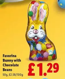 Bunny with Chocolate Beans