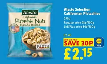 Alesto - Californian Pistachios