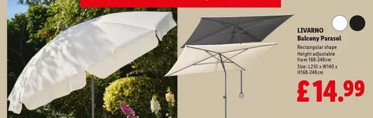 Livarno - Balcony Parasol