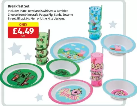 Minecraft - Breakfast Set