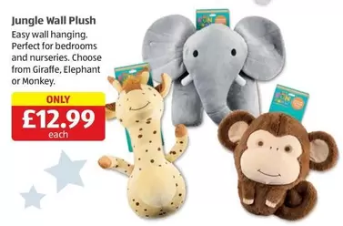 Elephant - Jungle Wall Plush