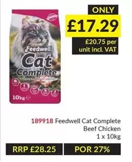 CAT - 189918 Cat Complete Beef Chicken 1 x 10kg