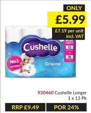 Cushelle - Cuschelle Longer 1 x 12 Pk