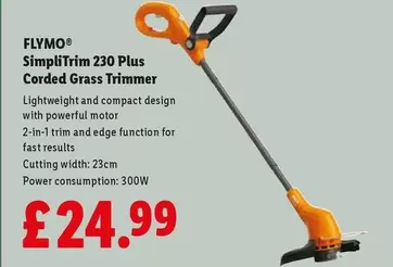 Flymo - SimpliTrim 230 Plus Corded Grass Trimmer