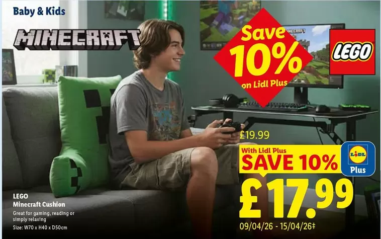 LEGO - Minecraft Cushion