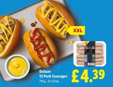 Deluxe - Pork Sausages