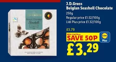 Lidl - Belgian Seashell Chocolate