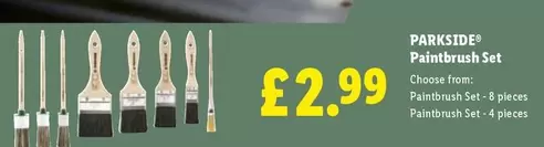 Parkside - Paintbrush Set