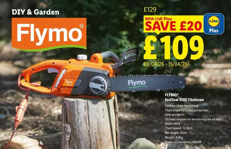 Flymo - EasiGrip 350e Chainsaw
