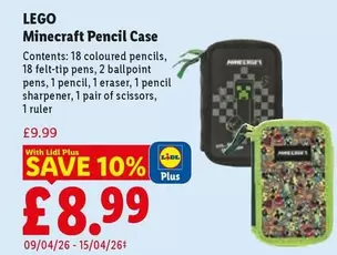 LEGO - Minecraft Pencil Case