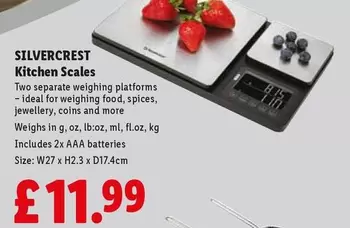 Silvercrest - Kitchen Scales