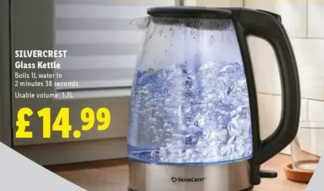 Silvercrest - Glass Kettle