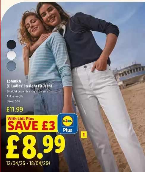 Esmara - Ladies' Straight Fit Jeans