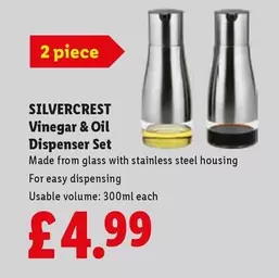 Silvercrest - Vinegar & Oil Dispenser Set