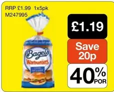 Warburtons - Bagels M247995