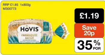 Hovis - Farmhouse Batch M300773