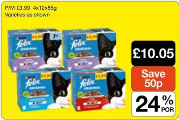 Felix -  Original Cat Food Pouches