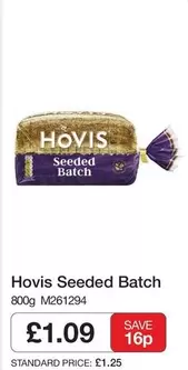 Hovis - Seeded Batch 800g M261294