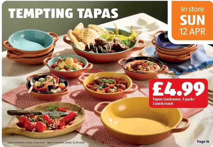 Sun - Tapas Cookware, 3 pack