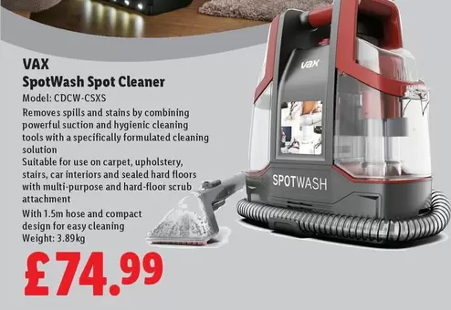 Vax - SpotWash Spot Cleaner