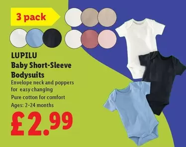 Pure - Baby Short-Sleeve Bodysuits