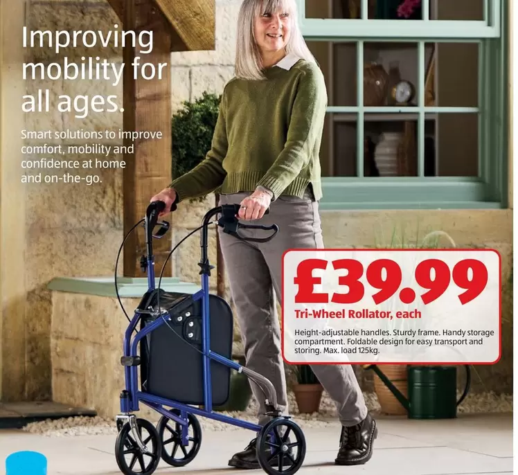 Comfort - Tri-Wheel Rollator