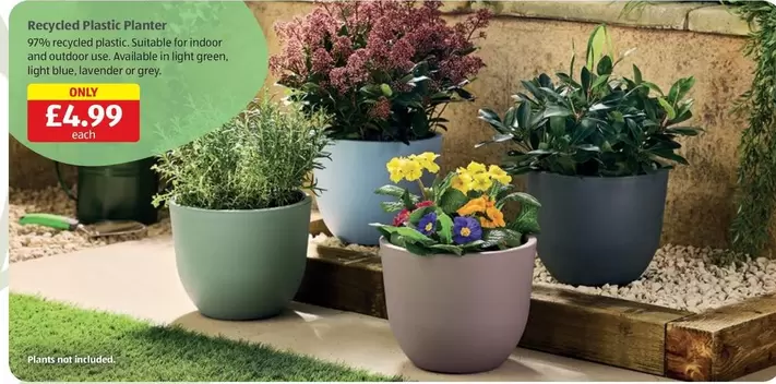 Recycled Plastic Planter