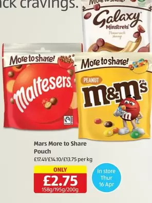 Mars - More to Share Pouch