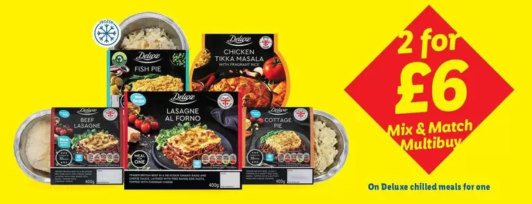 Deluxe -  chilled meals for one