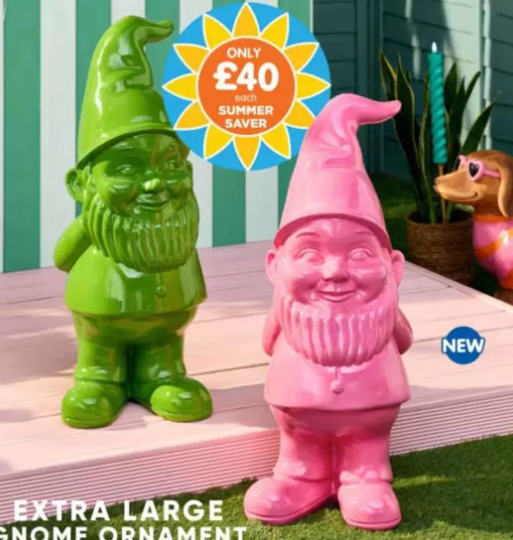 EXTRA LARGE GNOME ORNAMENT