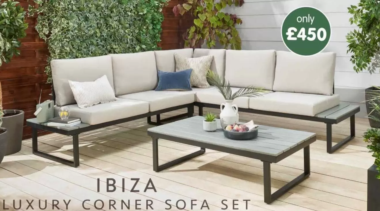 Luxury - IBIZA LUXURY CORNER SOFA SET