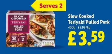 Slow Cooked Teriyaki Pulled Pork