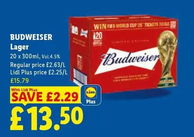 Budweiser - Lager
