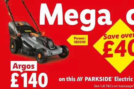 Parkside - Electric Lawnmower