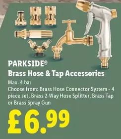 Parkside - Brass Hose & Tap Accessories