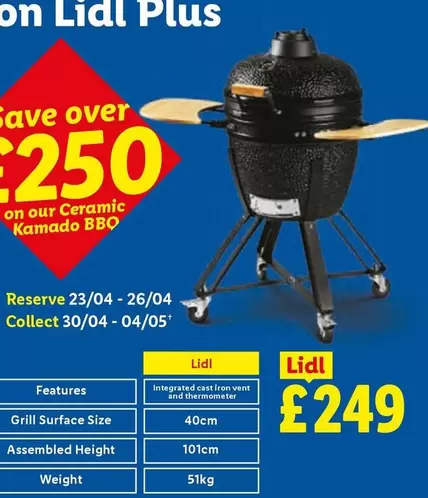 Lidl - Ceramic Kamado BBQ