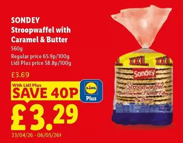 Lidl - Stroopwaffel with Caramel & Butter