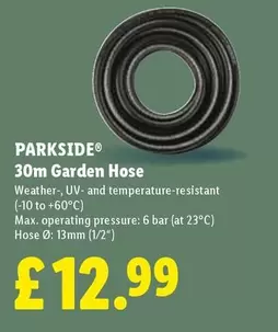 Parkside - 30m Garden Hose