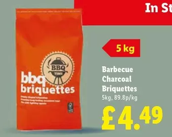 Barbecue Charcoal Briquettes