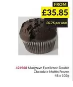 Frozen - 424968 Musgrave Excellence Double Chocolate Muffin