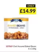 Chef -  Assured Baked Beans in Tomato Sauce