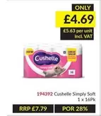 Cushelle - Simply Soft 1 x 16Pk