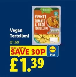 Lidl - Vegan Tortelloni