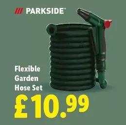 Parkside - Flexible Garden Hose Set