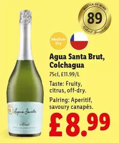 Master - Agua Santa Brut