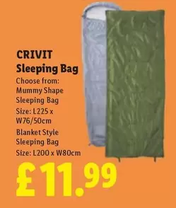 Crivit - Sleeping Bag