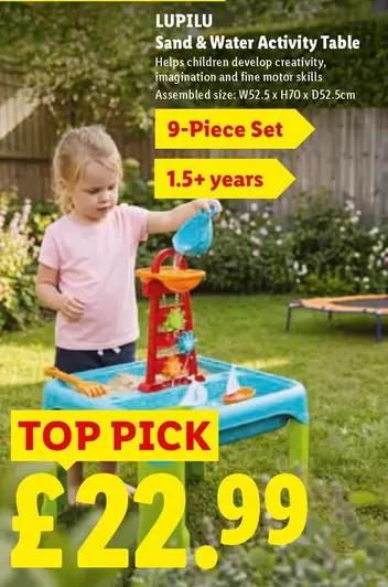 Sand & Water Activity Table