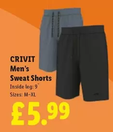 Crivit - Men's Sweat Shorts